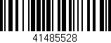 Código de barras (EAN, GTIN, SKU, ISBN): '41485528'