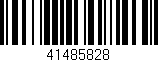 Código de barras (EAN, GTIN, SKU, ISBN): '41485828'