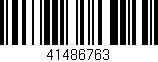Código de barras (EAN, GTIN, SKU, ISBN): '41486763'