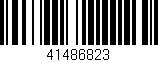 Código de barras (EAN, GTIN, SKU, ISBN): '41486823'