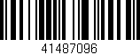 Código de barras (EAN, GTIN, SKU, ISBN): '41487096'