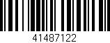 Código de barras (EAN, GTIN, SKU, ISBN): '41487122'