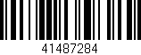 Código de barras (EAN, GTIN, SKU, ISBN): '41487284'