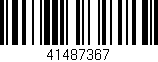 Código de barras (EAN, GTIN, SKU, ISBN): '41487367'