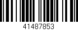 Código de barras (EAN, GTIN, SKU, ISBN): '41487853'