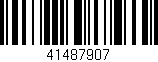 Código de barras (EAN, GTIN, SKU, ISBN): '41487907'
