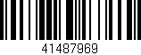 Código de barras (EAN, GTIN, SKU, ISBN): '41487969'