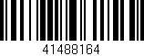 Código de barras (EAN, GTIN, SKU, ISBN): '41488164'