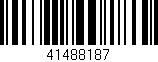 Código de barras (EAN, GTIN, SKU, ISBN): '41488187'