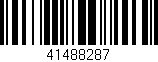 Código de barras (EAN, GTIN, SKU, ISBN): '41488287'