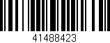 Código de barras (EAN, GTIN, SKU, ISBN): '41488423'