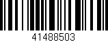 Código de barras (EAN, GTIN, SKU, ISBN): '41488503'