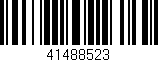 Código de barras (EAN, GTIN, SKU, ISBN): '41488523'
