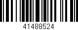 Código de barras (EAN, GTIN, SKU, ISBN): '41488524'