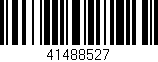 Código de barras (EAN, GTIN, SKU, ISBN): '41488527'