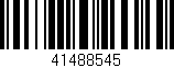 Código de barras (EAN, GTIN, SKU, ISBN): '41488545'