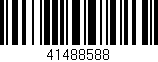 Código de barras (EAN, GTIN, SKU, ISBN): '41488588'