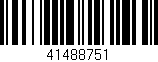 Código de barras (EAN, GTIN, SKU, ISBN): '41488751'