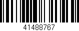 Código de barras (EAN, GTIN, SKU, ISBN): '41488767'
