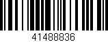 Código de barras (EAN, GTIN, SKU, ISBN): '41488836'