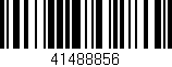 Código de barras (EAN, GTIN, SKU, ISBN): '41488856'