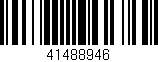 Código de barras (EAN, GTIN, SKU, ISBN): '41488946'