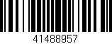 Código de barras (EAN, GTIN, SKU, ISBN): '41488957'
