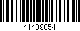 Código de barras (EAN, GTIN, SKU, ISBN): '41489054'