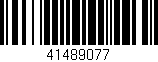 Código de barras (EAN, GTIN, SKU, ISBN): '41489077'