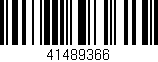Código de barras (EAN, GTIN, SKU, ISBN): '41489366'