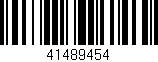 Código de barras (EAN, GTIN, SKU, ISBN): '41489454'