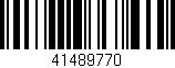 Código de barras (EAN, GTIN, SKU, ISBN): '41489770'