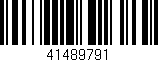 Código de barras (EAN, GTIN, SKU, ISBN): '41489791'
