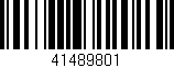 Código de barras (EAN, GTIN, SKU, ISBN): '41489801'