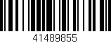 Código de barras (EAN, GTIN, SKU, ISBN): '41489855'