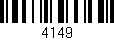 Código de barras (EAN, GTIN, SKU, ISBN): '4149'