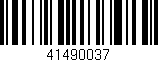 Código de barras (EAN, GTIN, SKU, ISBN): '41490037'