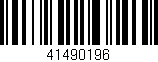 Código de barras (EAN, GTIN, SKU, ISBN): '41490196'