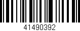 Código de barras (EAN, GTIN, SKU, ISBN): '41490392'