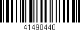Código de barras (EAN, GTIN, SKU, ISBN): '41490440'