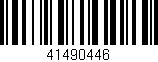 Código de barras (EAN, GTIN, SKU, ISBN): '41490446'