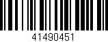 Código de barras (EAN, GTIN, SKU, ISBN): '41490451'