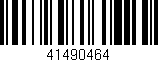 Código de barras (EAN, GTIN, SKU, ISBN): '41490464'