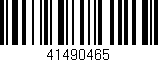 Código de barras (EAN, GTIN, SKU, ISBN): '41490465'