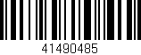 Código de barras (EAN, GTIN, SKU, ISBN): '41490485'