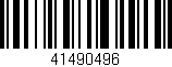 Código de barras (EAN, GTIN, SKU, ISBN): '41490496'