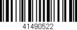 Código de barras (EAN, GTIN, SKU, ISBN): '41490522'
