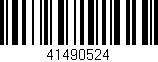 Código de barras (EAN, GTIN, SKU, ISBN): '41490524'