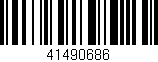 Código de barras (EAN, GTIN, SKU, ISBN): '41490686'