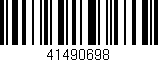 Código de barras (EAN, GTIN, SKU, ISBN): '41490698'